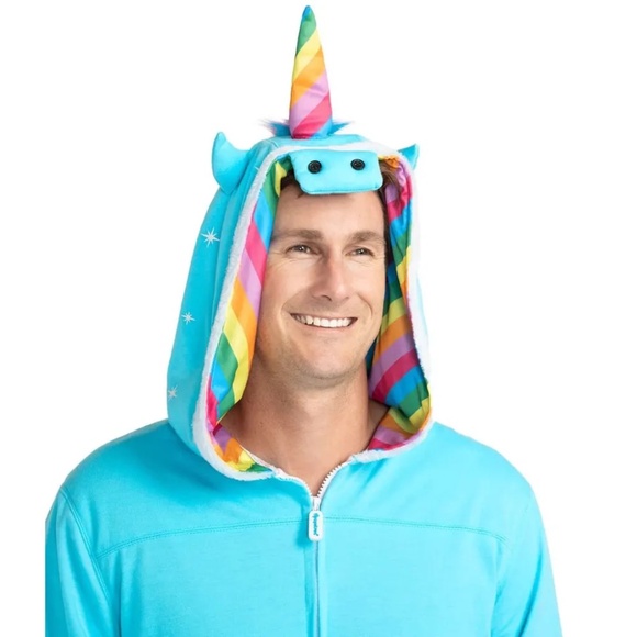 NWT Tipsy Elves Unicorn Onesie Costume - size L - Picture 3 of 9